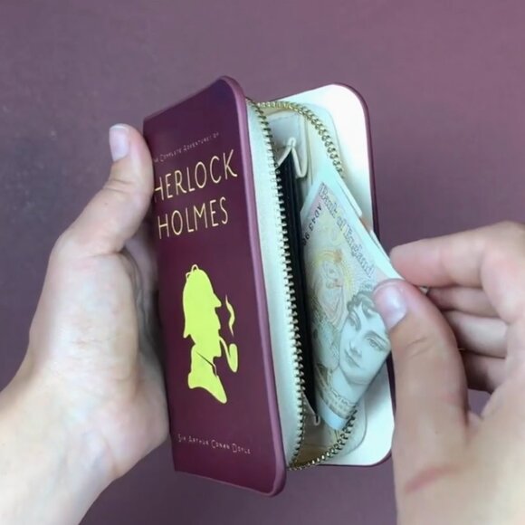 Sherlock Holmes Book Zip Around Wallet - Book Lover Gifts - Novelty Wallets - Picture 5 of 7